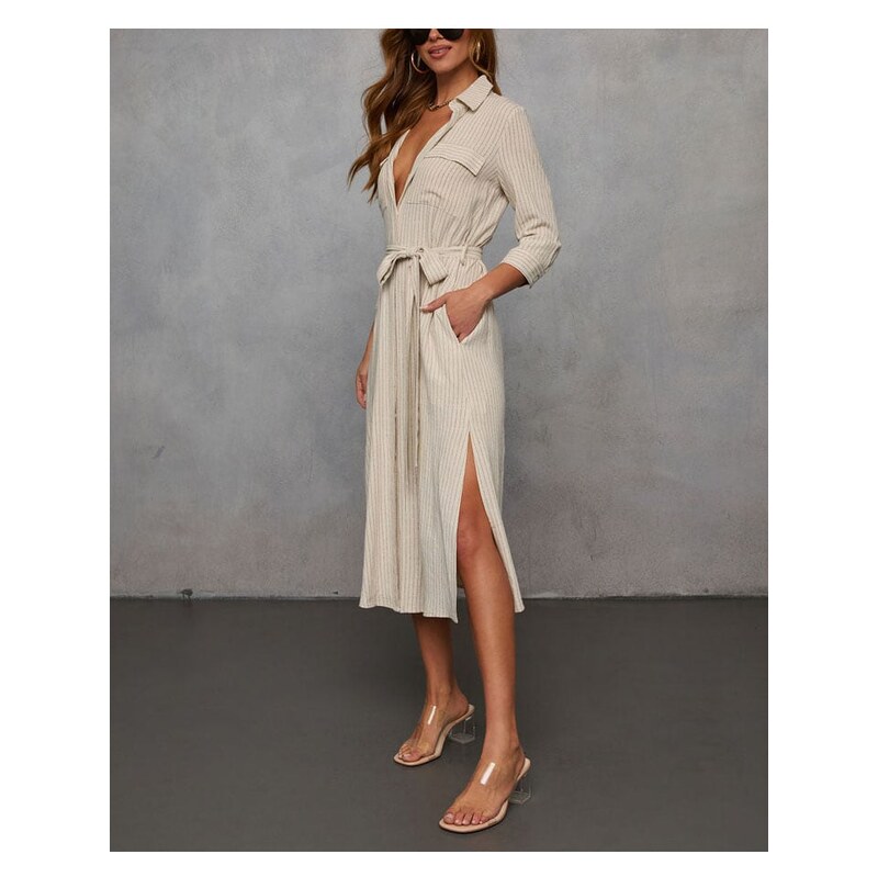 Šaty Milan Kiss Beige 403611