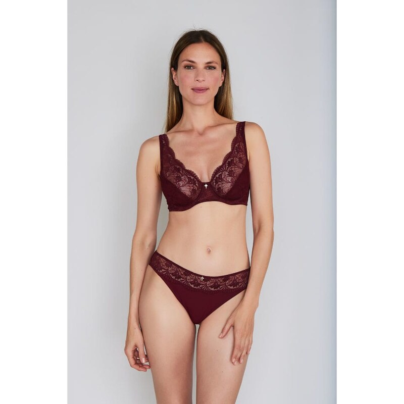 Podprsenka Joop! Bodywear Bordeaux 2245157