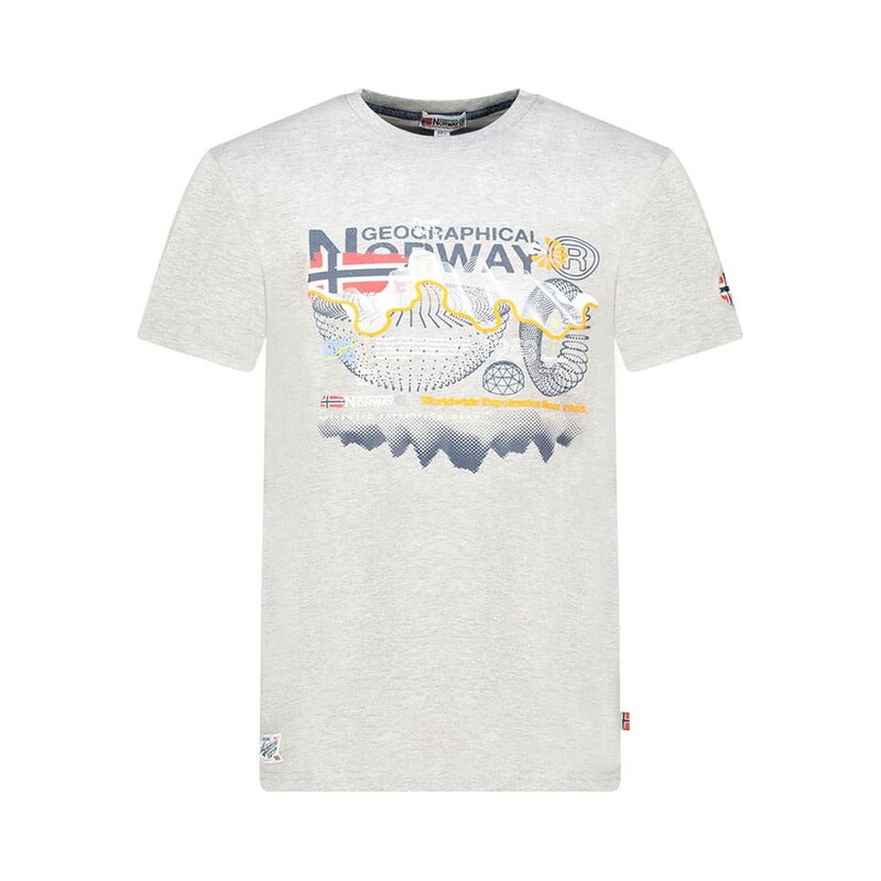 Tričko Geographical Norway Hellgrau 4409385