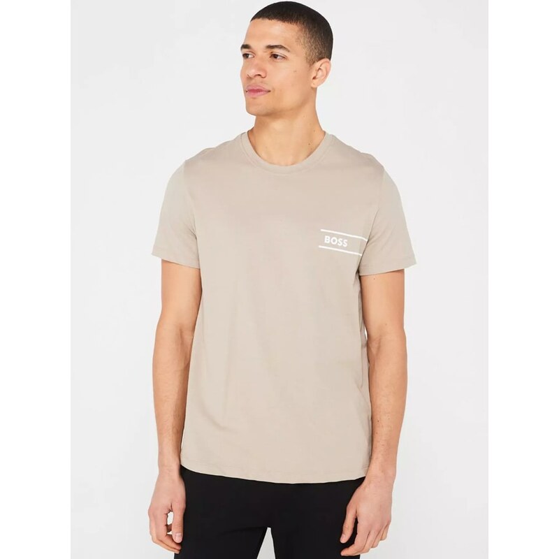 Tričko Hugo Boss Underwear Beige 6616562