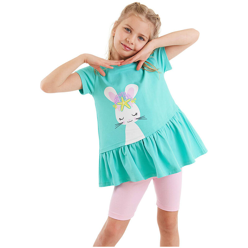 Tričko Denokids Türkis/ Rosa 8066974