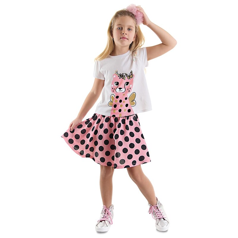 Tričko Denokids Weiß/ Rosa 3091197