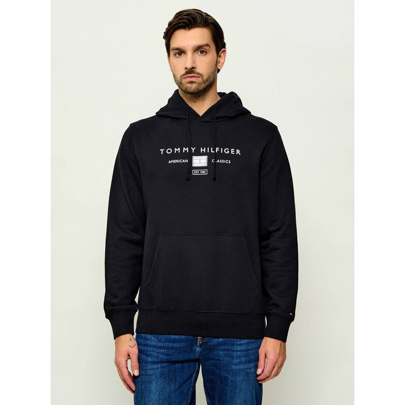 Tommy Hilfiger pánská černá mikina
