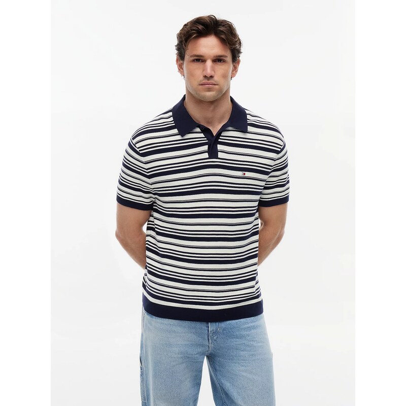 Tommy Hilfiger pánské pruhované polo tričko