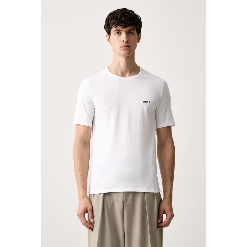 BOSS tričko pánské bavlněné TShirtRN 3P Classic 3-pack