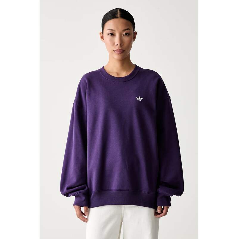 adidas Originals oversize mikina dámská s bavlnou Essentials