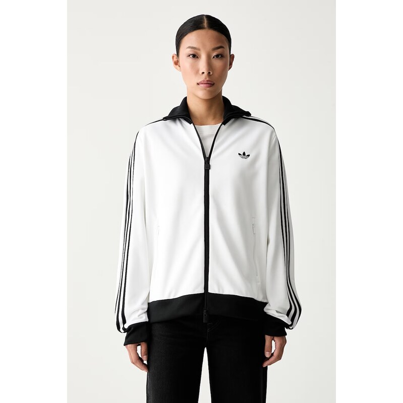 adidas Originals rozepínací mikina dámská s bavlnou Beckenbauer