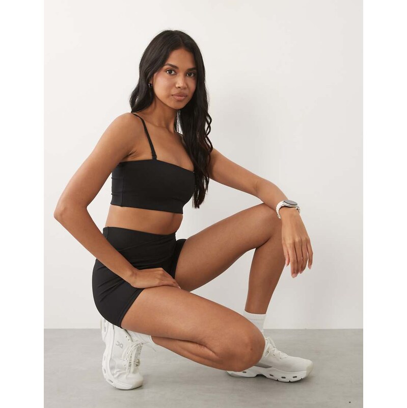 4505 active light support bandeau sports bra with removable