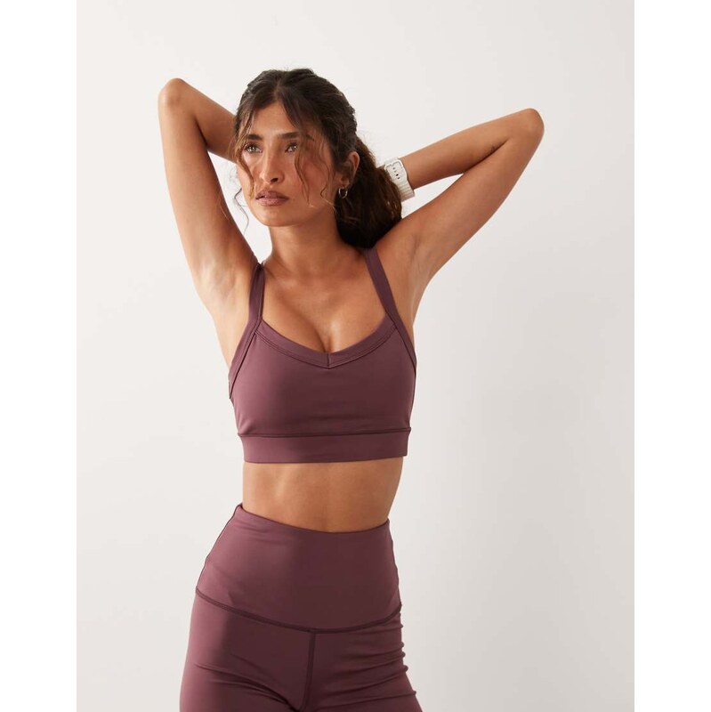 4505 Icon active medium support sports bra with removable