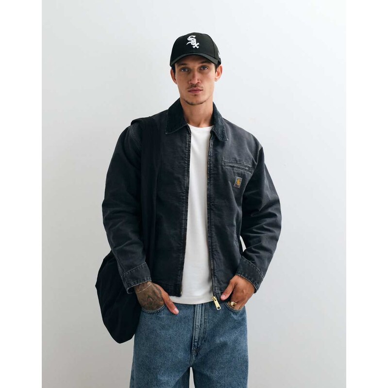 Carhartt WIP OG Detroit jacket in black wash