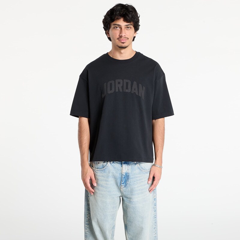 Tričko Jordan Flight Essentials Mens T-Shirt Black/ Black M