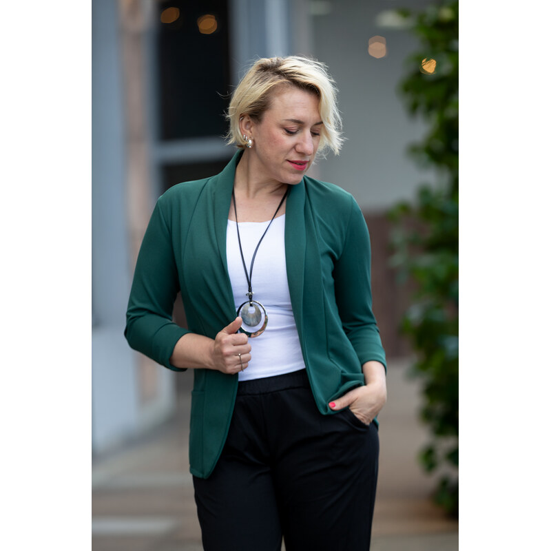 Italy fashion Pružné sáčko DIANA Barva: Tmavě zelená, Velikost: