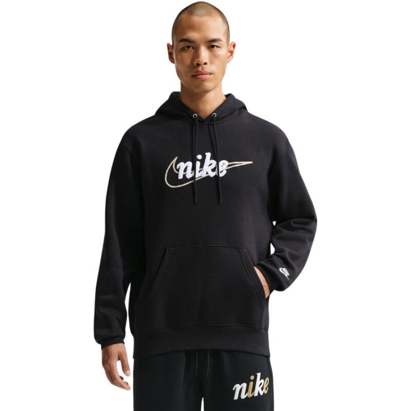 Pánská mikina Nike Club BB Hoodie, černá, IF0685 010
