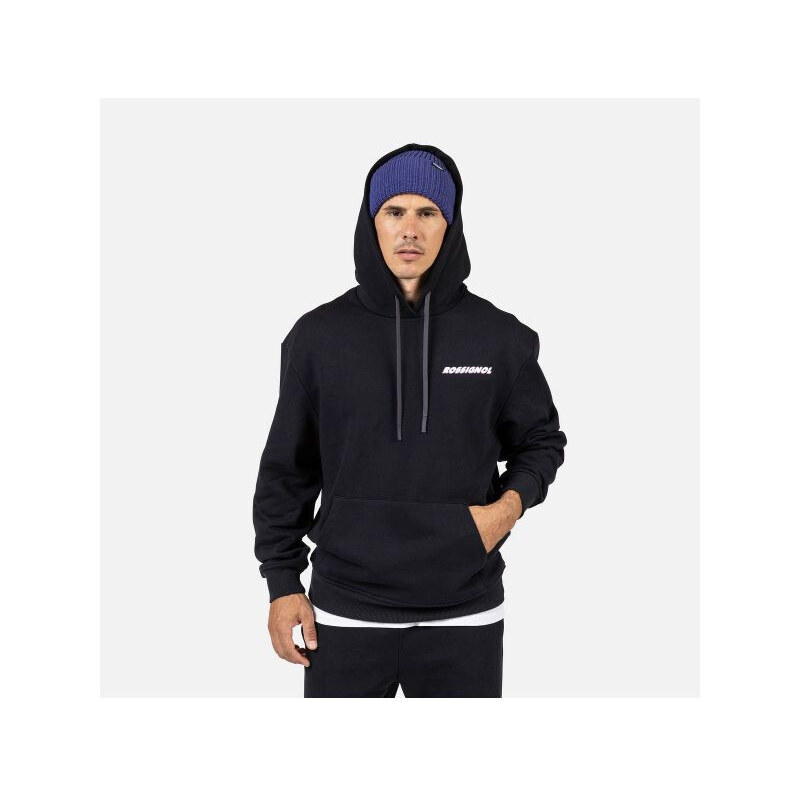 Pánská mikina ROSSIGNOL WATERFALL H RELAX SWEATSHIRT, černá