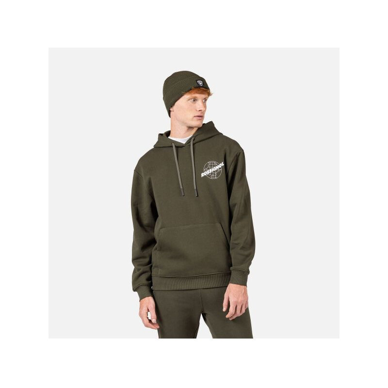 Pánská mikina ROSSIGNOL WATERFALL H RELAX SWEATSHIRT, zelená