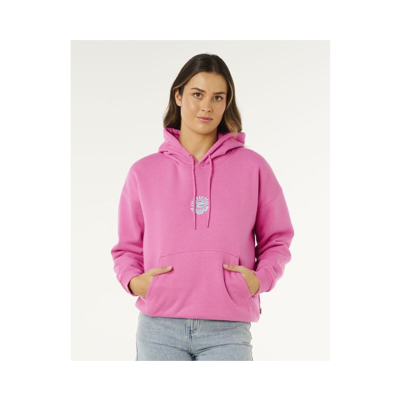 Dámská mikina RIP CURL Icons Of Surf Heritage Hood, růžová