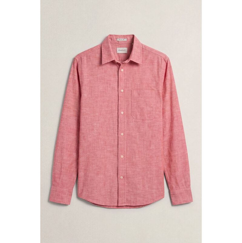 KOŠILE GANT REG CHAMBRAY SHIRT ROSE RED