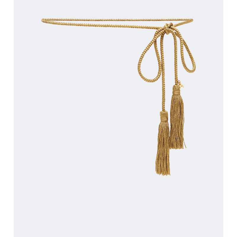 Alessandra Rich Torchon braided belt