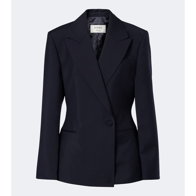 Rohe RÃ³he Double-breasted wool and mohair blazer