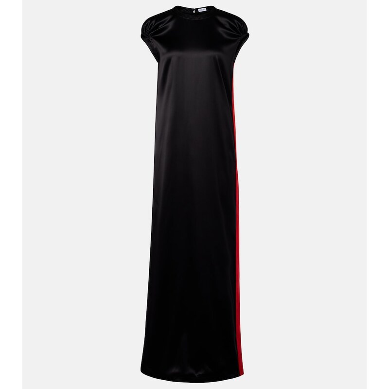 Loewe Silk-blend satin maxi dress