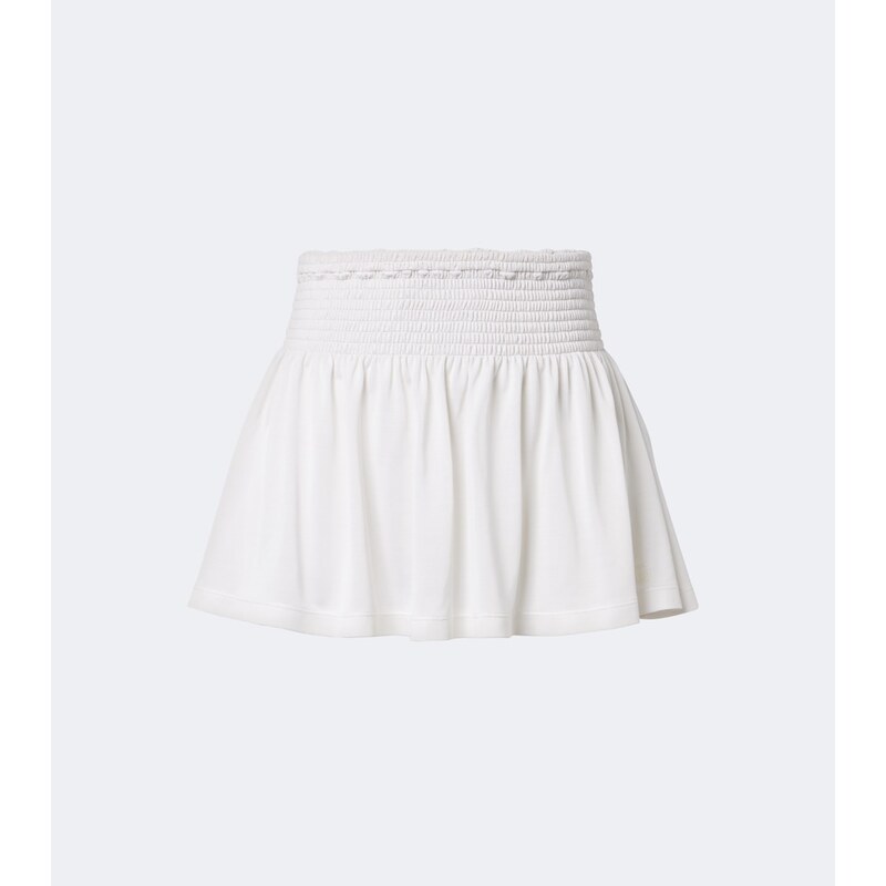 Gucci Shirred silk jersey miniskirt