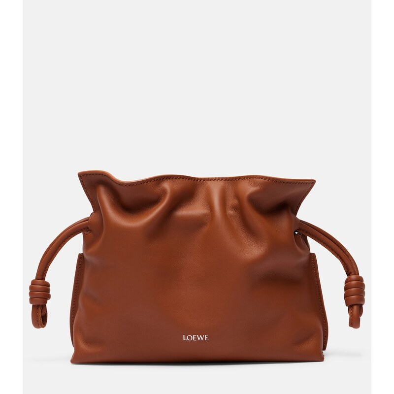 Loewe Flamenco Mini leather clutch