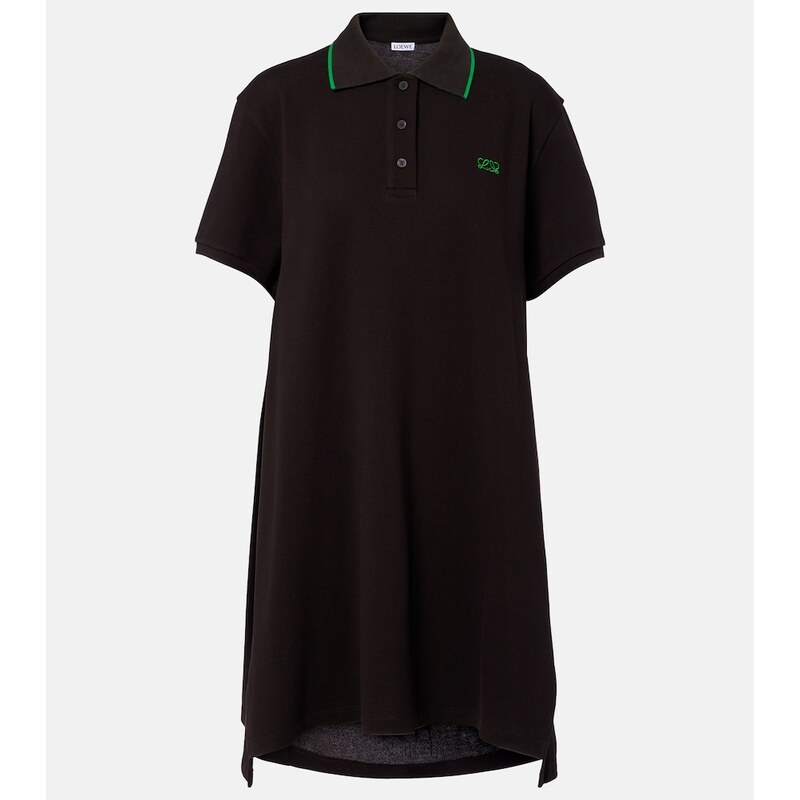 Loewe Double L cotton polo piquÃ dress