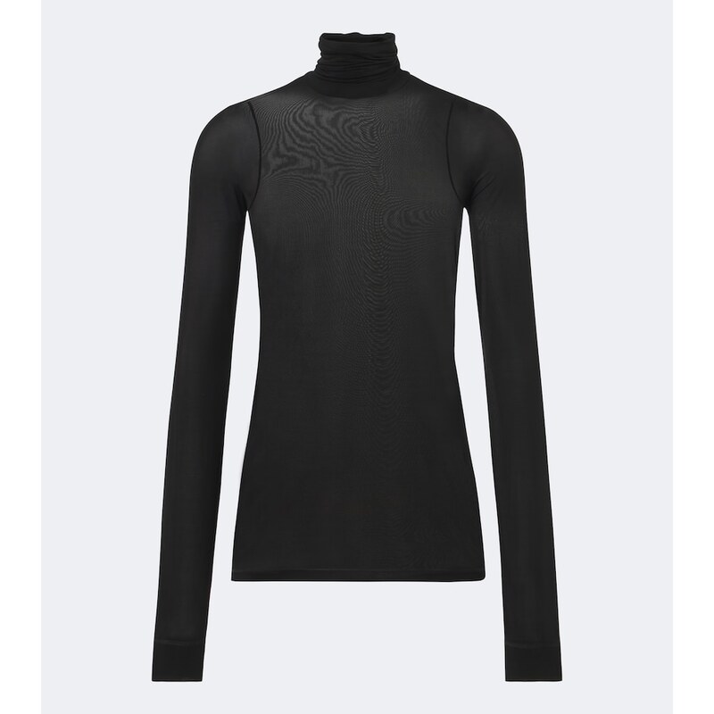 Saint Laurent Jersey turtleneck top