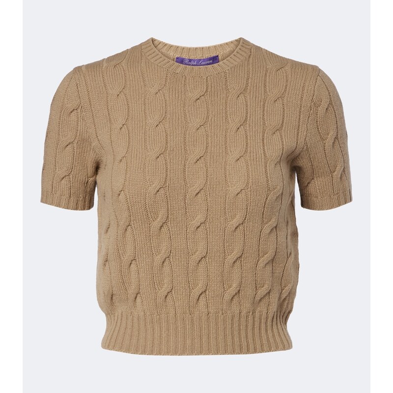 Ralph Lauren Collection Cable-knit cashmere sweater