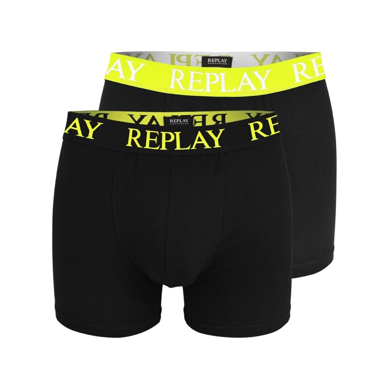 REPLAY Boxerky svítivě žlutá