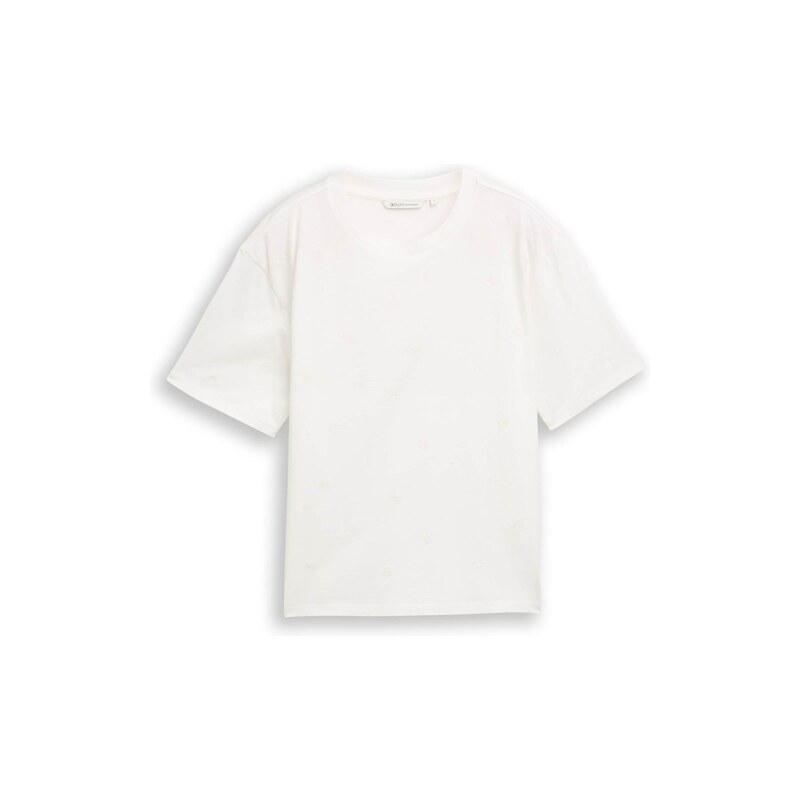 TOM TAILOR DENIM Tričko offwhite