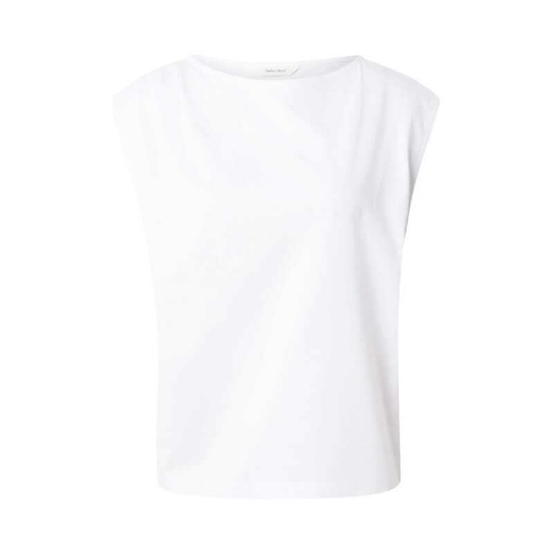 SELECTED Top SLFCalli bílá