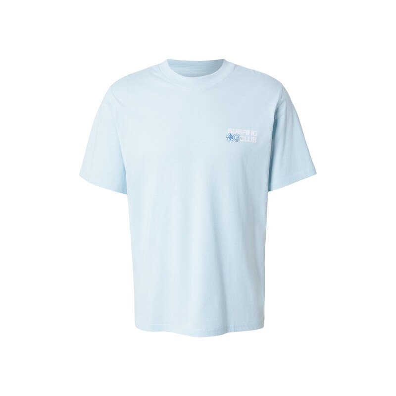 JACK & JONES Tričko JCOMARINA světlemodrá / žlutá / tmavě zelená