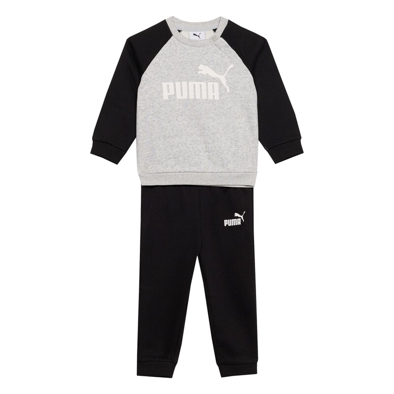 PUMA Joggingová souprava Minicats Essentials světle šedá / černá
