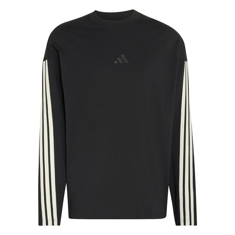 ADIDAS SPORTSWEAR Sportovní mikina černá / bílá