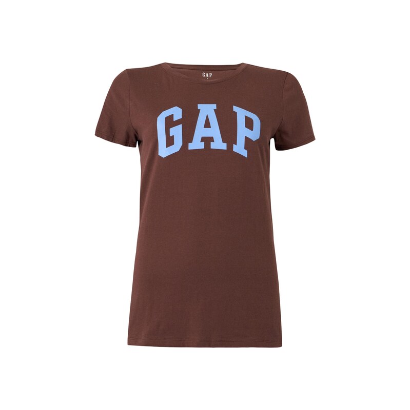 GAP Tričko CLASSIC nebeská modř / čokoládová