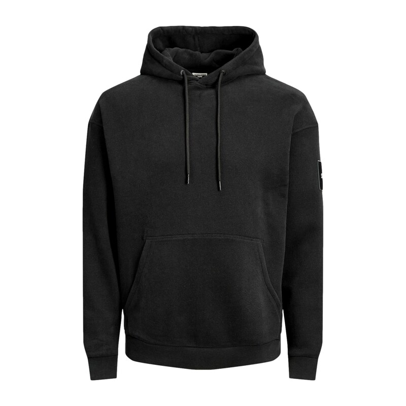 JACK & JONES Mikina Classic šedá / černá