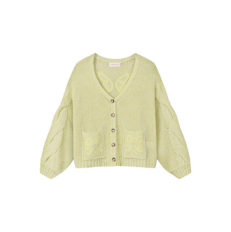 Another Cotton Lab Kardigan limone