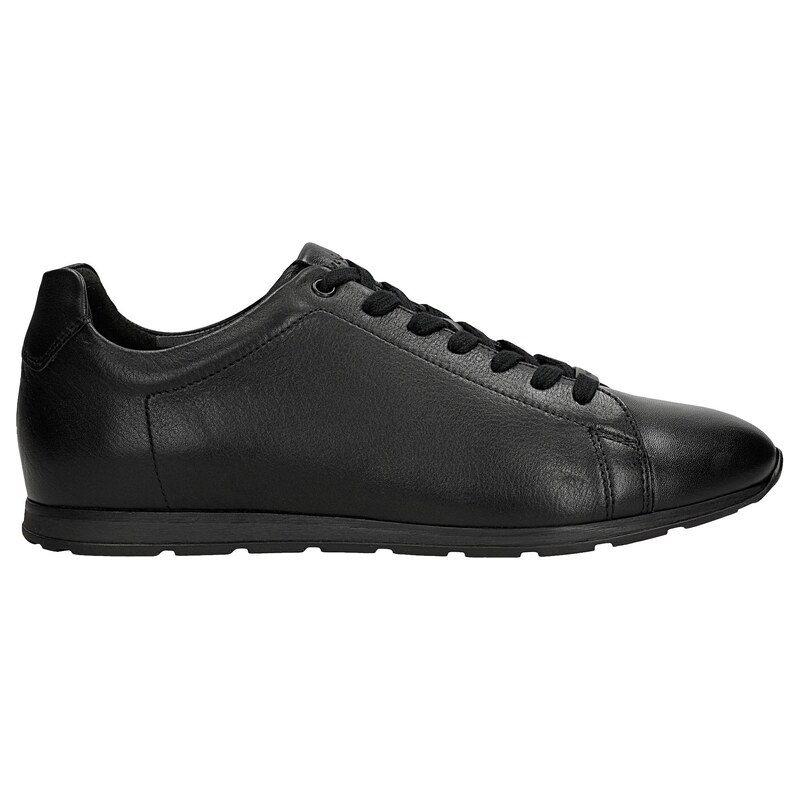 Wojas Černé Pánské Sneakers Z Lícové Kůže