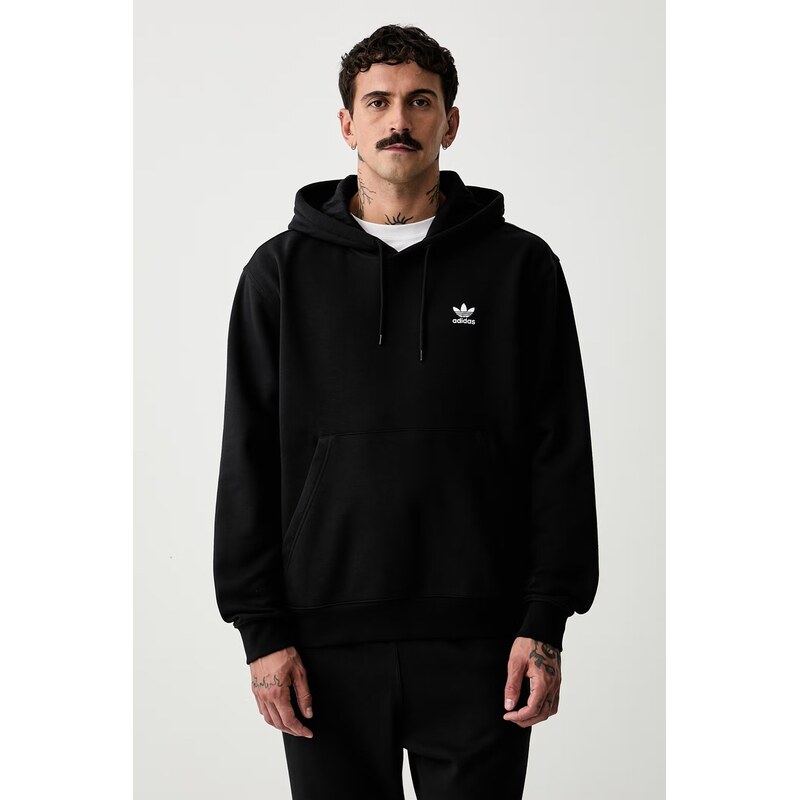 adidas Originals mikina s kapucí pánská s bavlnou