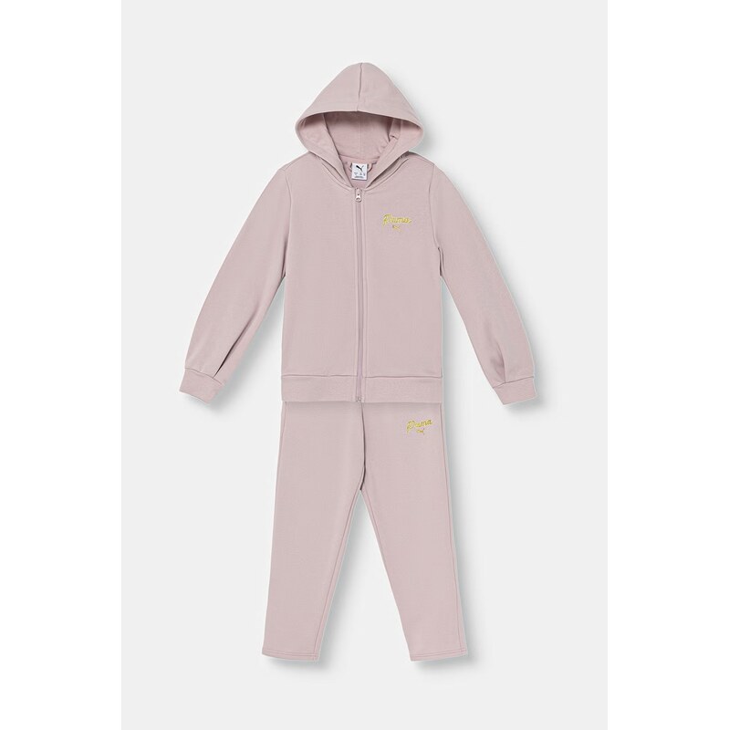 Puma tepláková souprava dětská s bavlnou ESS SCRIPT Sweat Suit