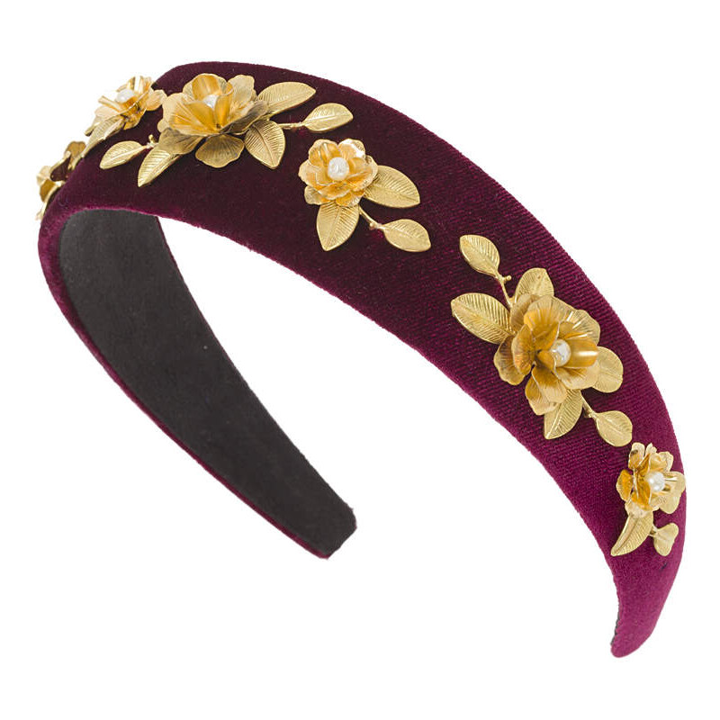 Topshop **Wide Metal Flower Alice Band by Her Curious Nature