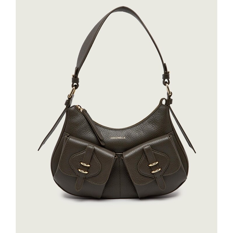 Coccinelle Kožené hobo kabelka Coccinelle Mavery Pocket