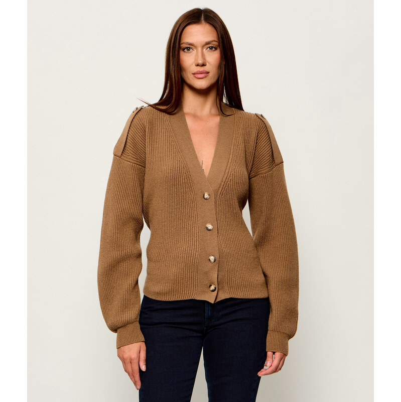 DONDUP - made in Italy Vlněný kardigan | regular fit