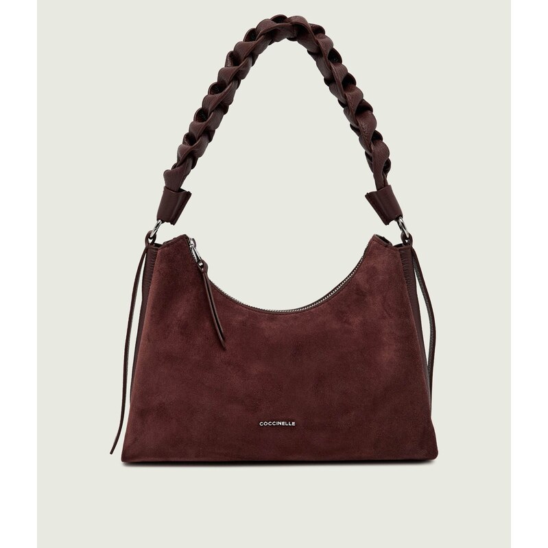 Coccinelle Hobo kabelka Coccinelle Boheme | semiš s přídavkem