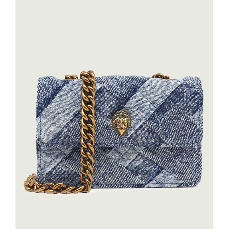 Kurt Geiger Džínová kabelka na rameno MICRO KENSINGTON