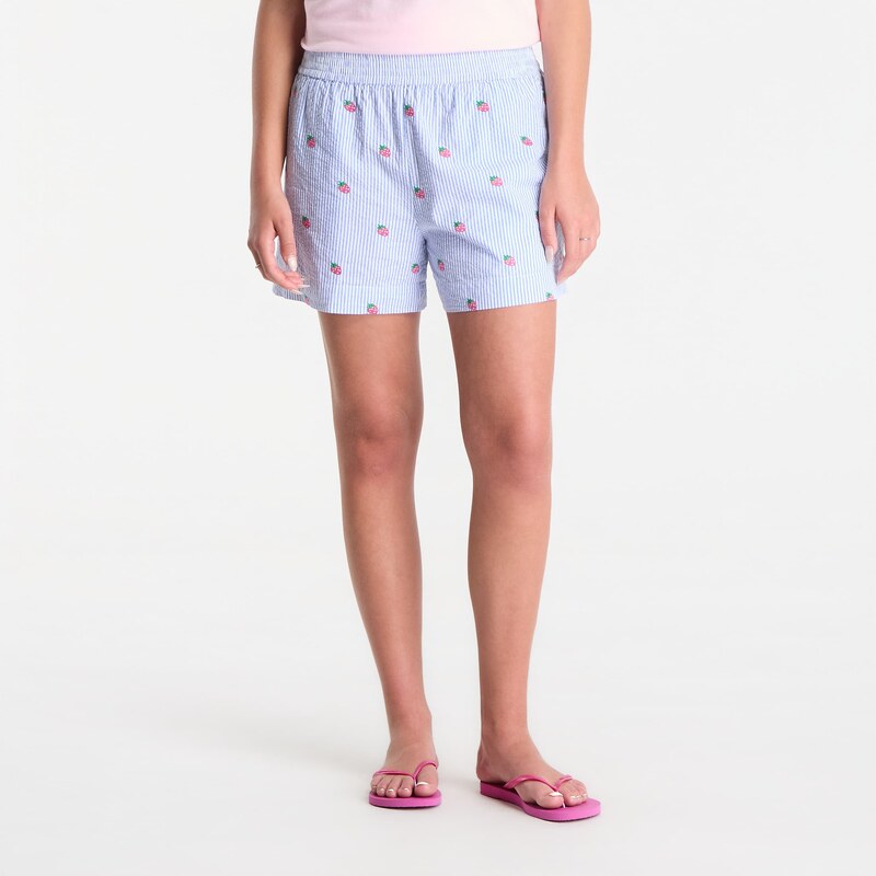 Šortky MC2 Saint Barth Meave Short Pant Seersucker Stripes V