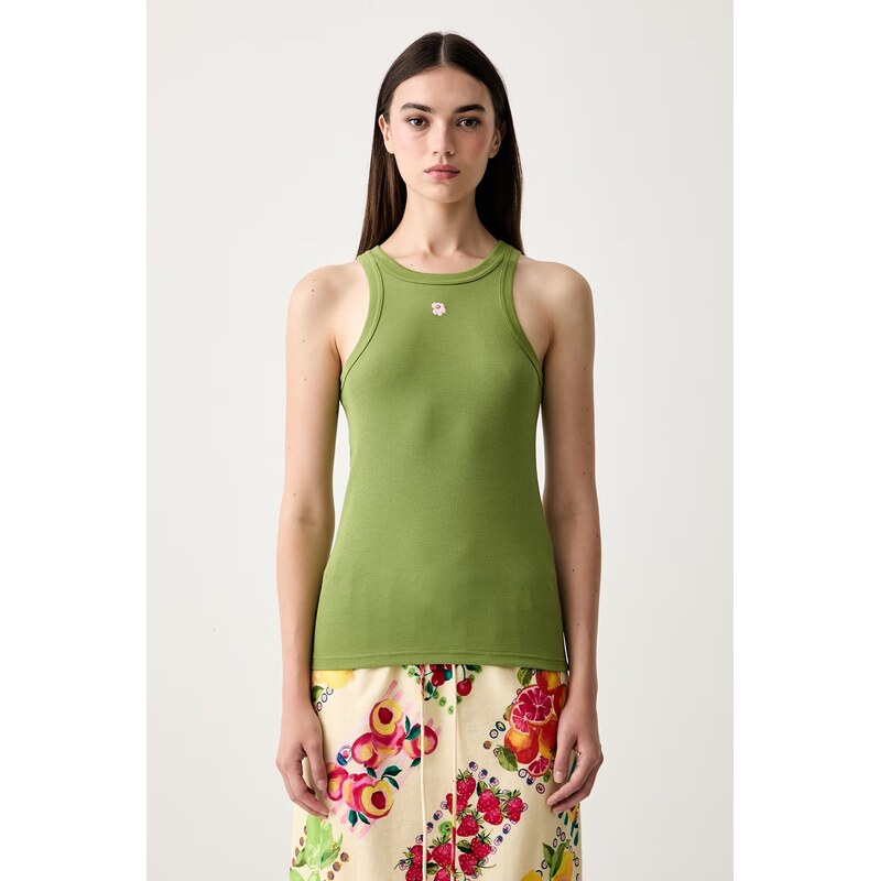 Marimekko top dámský bavlněný s elastanem