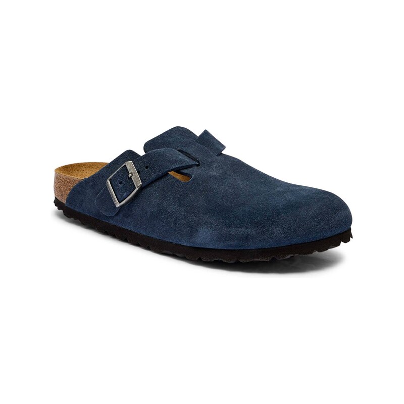 Birkenstock Pantofle typu mules Boston LEVE | narrow fit | semiš