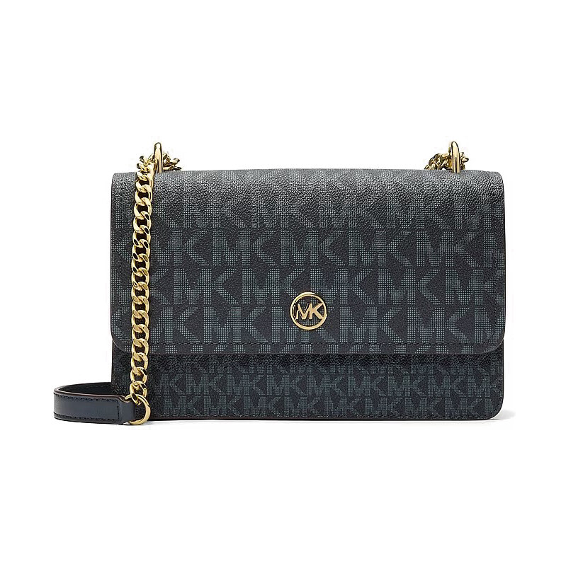 Michael Kors crossbody kabelka shoulder bag medium logo modrá